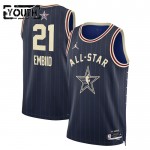 Maillot All-Star 2024 Eastern Conference Joel Embiid Navy Swingman - Enfant